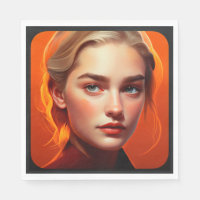 Girl with blue eyes
