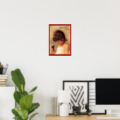 Girl with Butterfly Poster (Home Office)