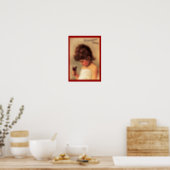 Girl with Butterfly Poster (Kitchen)