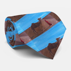 Girl with Camel Painting by Alfred Fox Tie