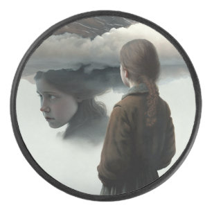 Girl with clouds