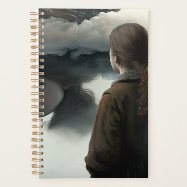 Girl with clouds (Devant)