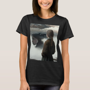 Girl with clouds T-Shirt