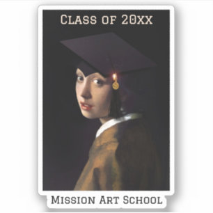 Girl with Grad Cap Graduation