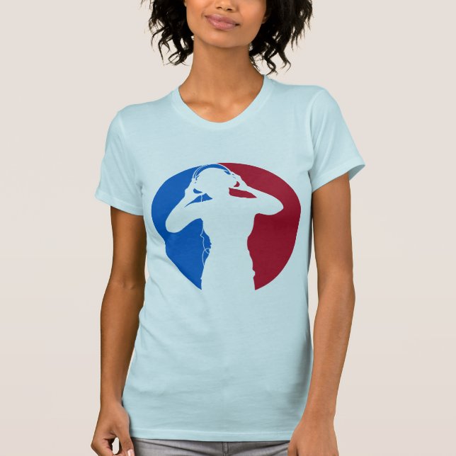 Girl with Headphones Tee (Front)