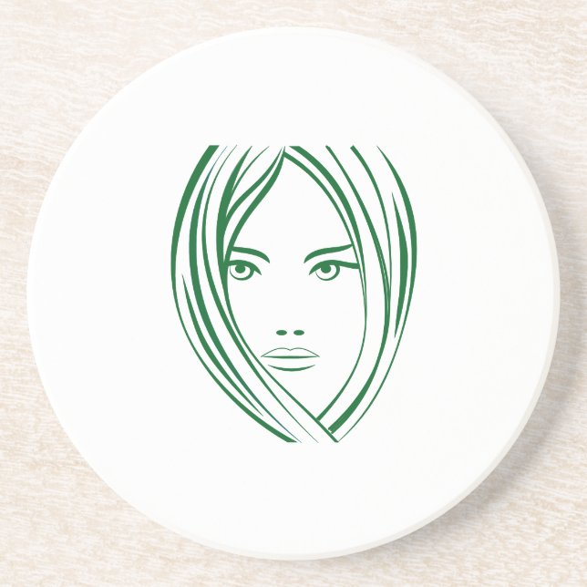 Girl with Headscarf Coasters (Front)