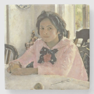 Girl with Peaches, 1887 Stone Coaster