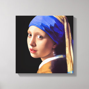 Girl with Pearl earring  Canvas Print