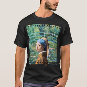 Girl with Pearl Earring, Water Lily Pond T-Shirt