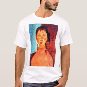 Girl with Pigtails, Modigliani T-Shirt