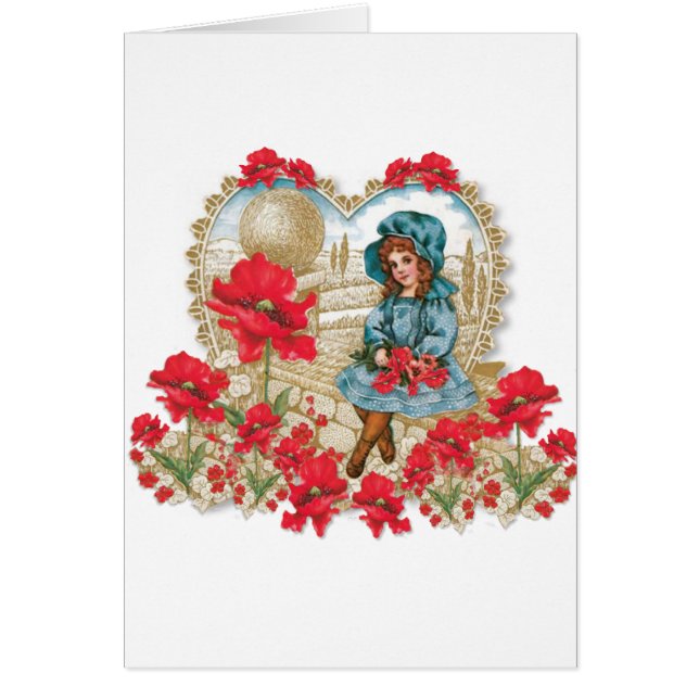 Girl with Poppies (Front)