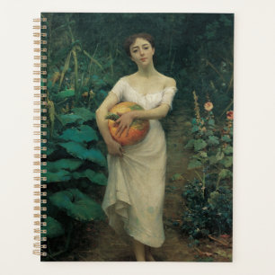 Girl with Pumpkin Zonaro 1889 Planner