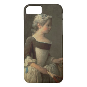 Girl with Racket and Shuttlecock Case-Mate iPhone Case
