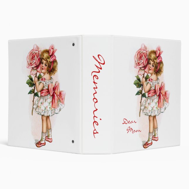 Girl with Rose Binder (Background)
