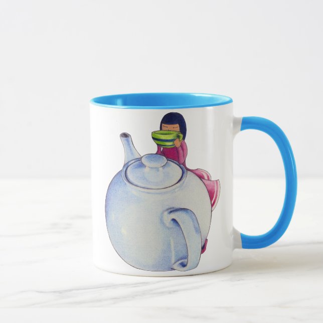 Girl with Tea Mug (Right)
