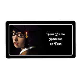 Girl with the Graduation Hat (Pearl Earring)