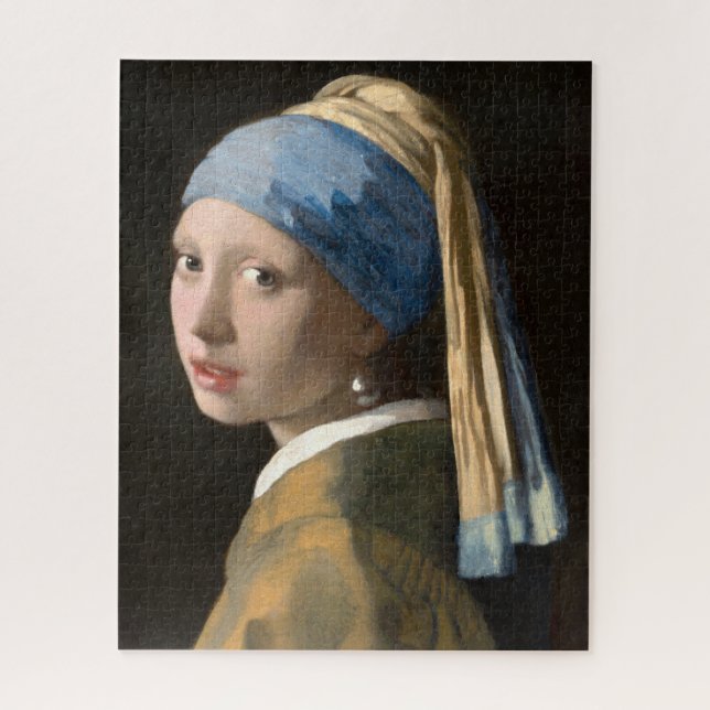 Girl with the pearl earring - Johannes Vermeer Jigsaw Puzzle (Vertical)