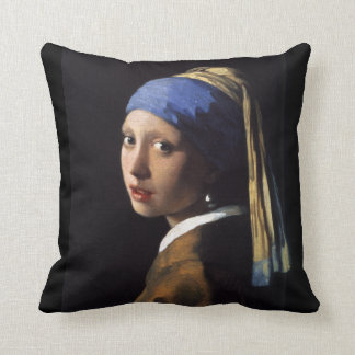 Girl With The Pearl Earring Pillow