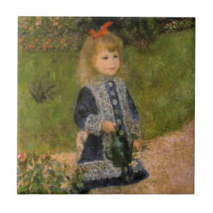 Girl with Watercan by Renoir Tile