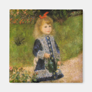 Girl with Watering Can Magnet