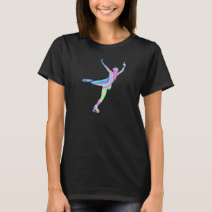 Girl Woman Love Figure Ice Skating T-Shirt