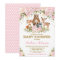 Girl Woodland Baby Shower Forest Animals Pink Gold