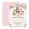 Girl Woodland Baby Shower Forest Animals Pink Gold