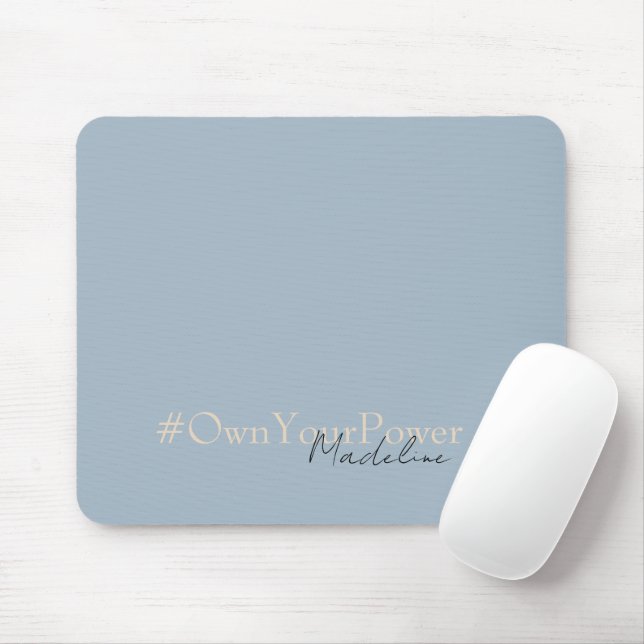 Girlboss Empowerment Gift - Personalized Name  -  Mouse Pad (With Mouse)