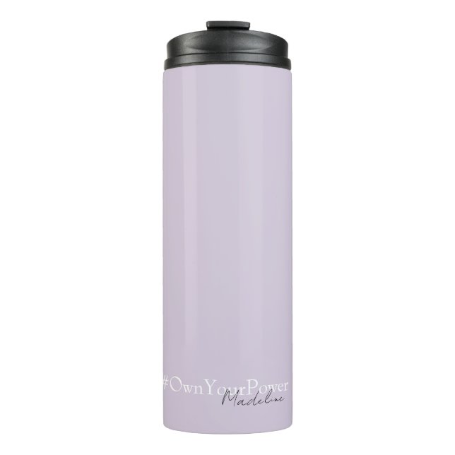 Girlboss Empowerment Gift - Personalized Name – Thermal Tumbler (Front)