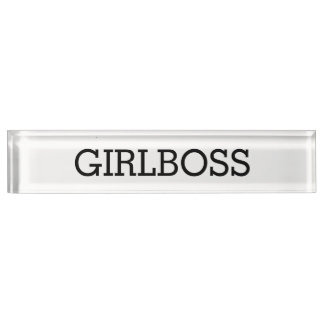 GIRLBOSS NamePlate