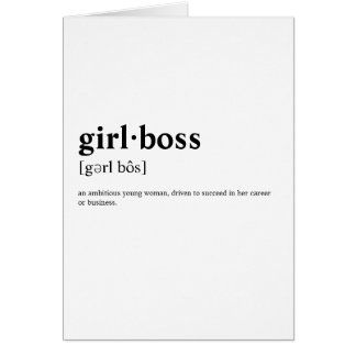 Girlboss - signification de dictionnaire