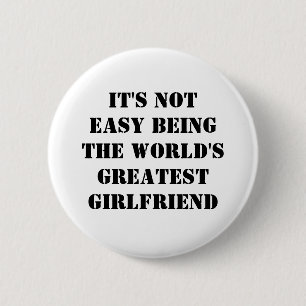 Girlfriend 2 Inch Round Button