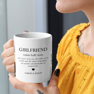 Girlfriend Definition Photo Collage Coffee Mug