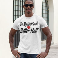 Girlfriend funny quote black text