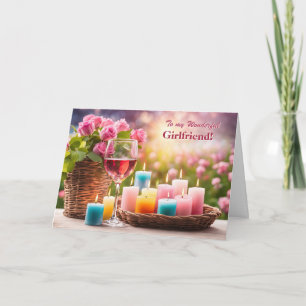 Girlfriend Happy Mothers Day Cheers Holiday Card