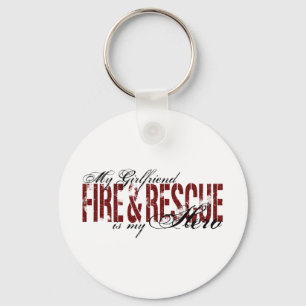 Girlfriend Hero - Fire & Rescue Keychain