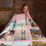 Girlfriend I Will Love You Photo Collage Fleece Blanket<br><div class="desc">Give your girlfriend something special this christmas or any other occassion! Wrap them up in this gorgeous photo collage blanket with text that reads 'GIRLFRIEND I WILL ALWAYS LOVE YOU'. The font style,  size and colour can be changed by clicking on the customize further link after personalizing.</div>