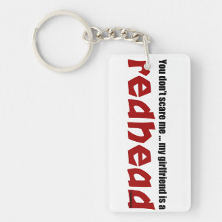 Girlfriend is Redhead Keychain