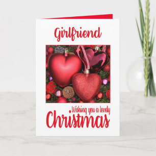 Girlfriend Lovely Christmas card