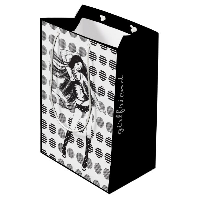 girlfriend medium gift bag (Back Angled)
