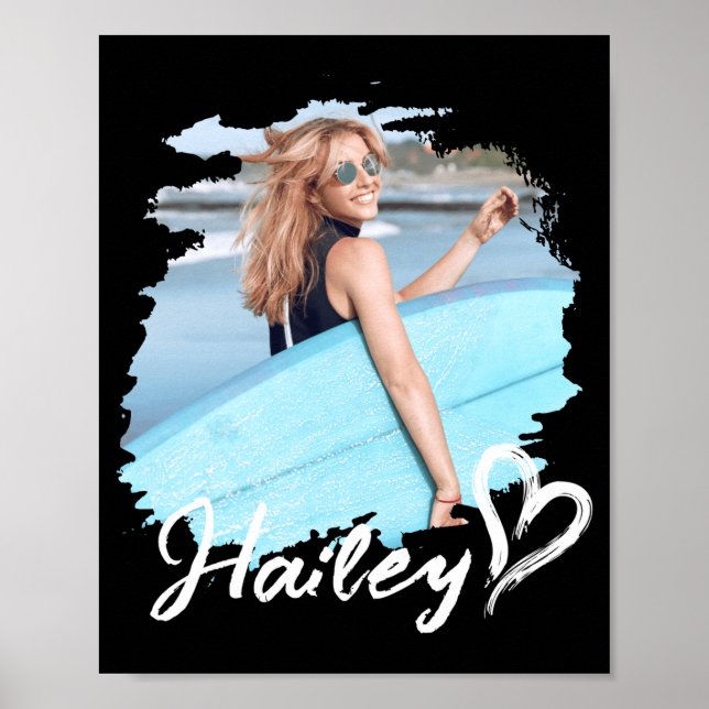 Girlfriend Nge Heart Simple Modern Cool Photo  Poster (Front)