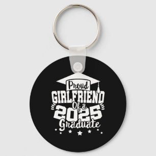 Girlfriend Of A 2025 Graduate Cl Senior Graduation Keychain