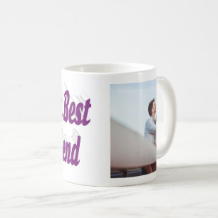 Girlfriend Photo purple typography Coffee Mug