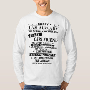 Girlfriend She was Born in August T-Shirt