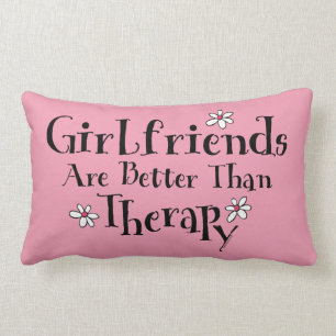 Girlfriend Therapy Lumbar Pillow
