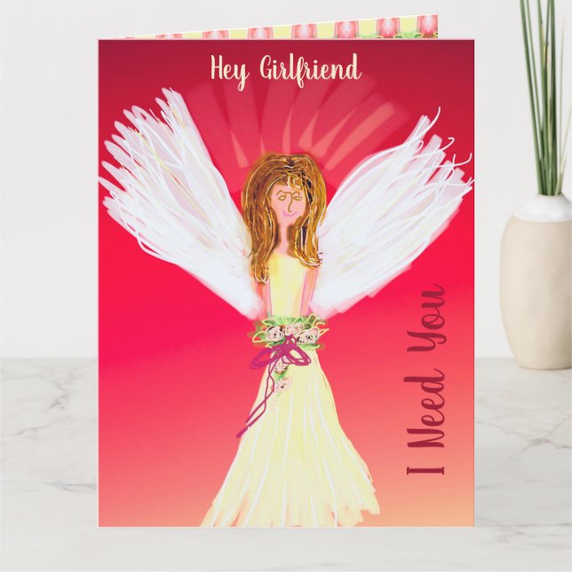 Girlfriend Will You Be My Bridesmaid Card (Front)