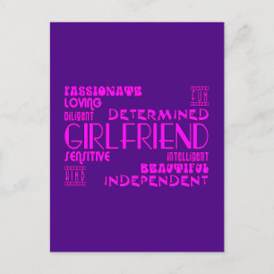 Girlfriends Birthday Parties & Christmas Qualities Holiday Postcard