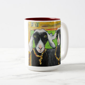Girlfriends Chèvre Mug - des chèvres amusantes ave