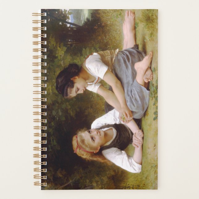 Girlfriends Collect Nuts, Les Noisettes Bouguereau Planner (Front)