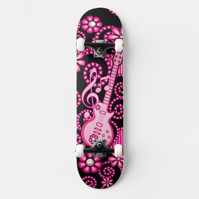 Girlie Guitar Skateboard (Front)
